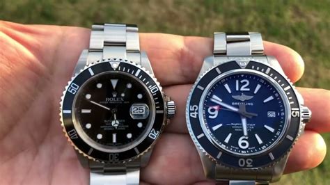 which watch is better breitling or rolex|breitling superocean vs rolex submariner.